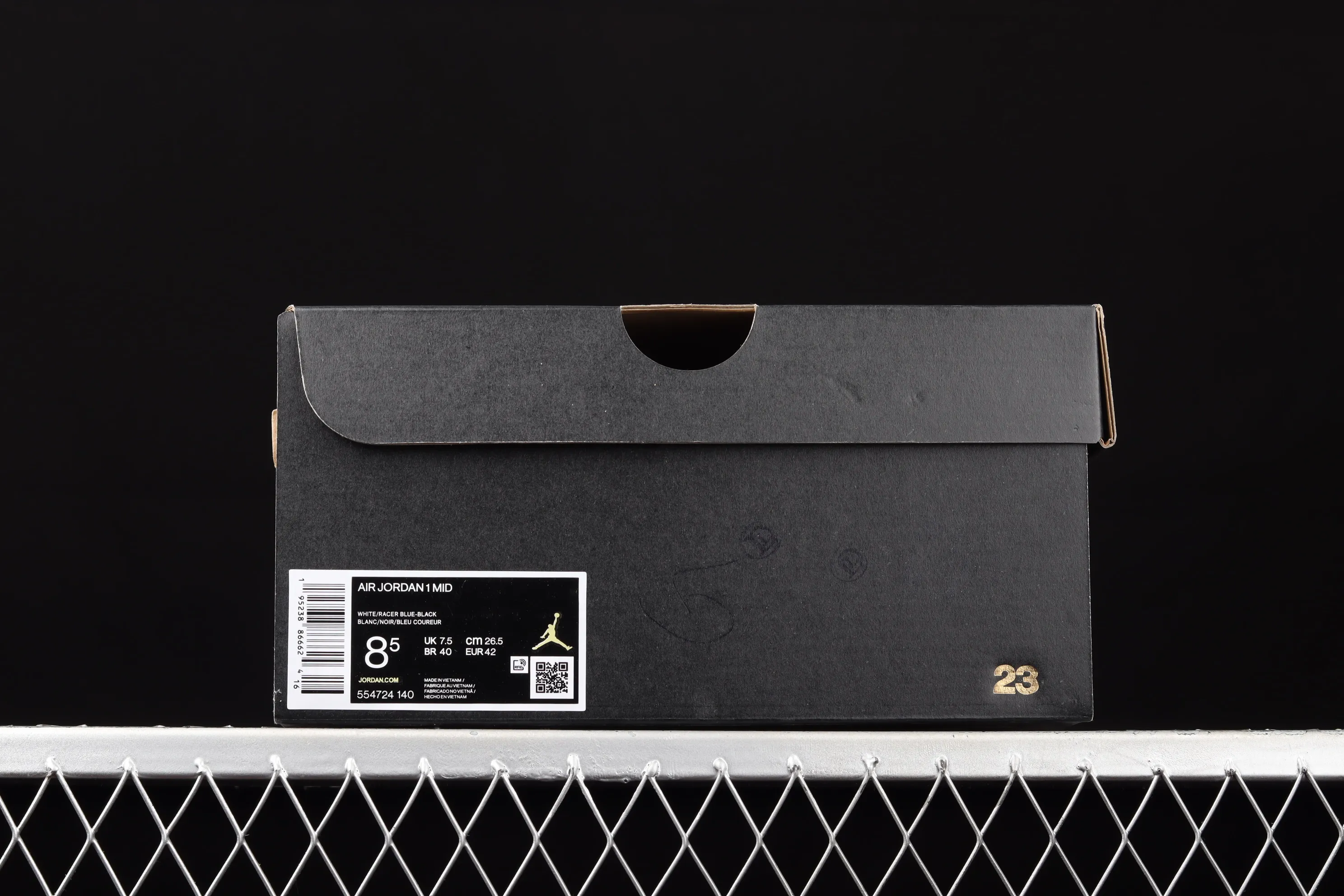 All categories Air Jordan Jordan series basketball shoes Air Jordan 1 Mid G version pure original Air Jordan 1 Mid AJ1 Joe 1 Royal Blue China basketball shoes 554724-140